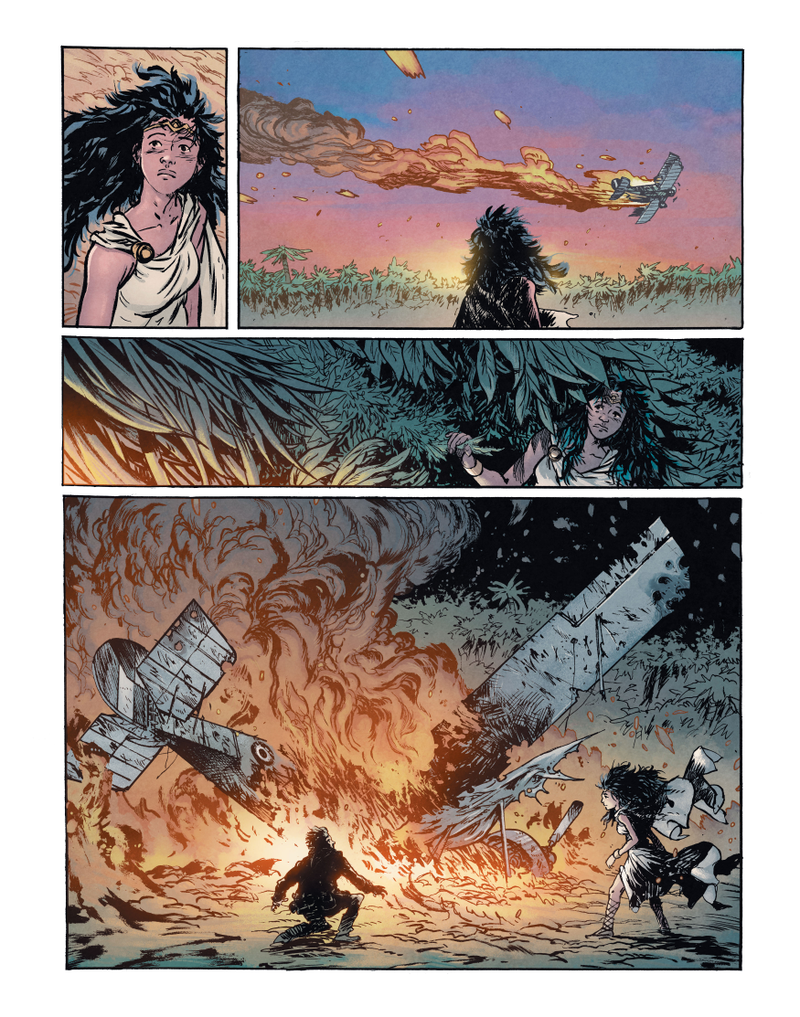 Illustration for article titled Diana Takes on the Post-Apocalypse in Our Exclusive First Look at Wonder Woman: Dead Earth